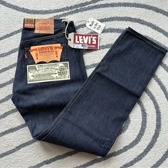 LEVI'S 501（W34 L32） LVC Levi's Vintage Clothing 501 1978 Raw Selvedge Slim Fit Denim